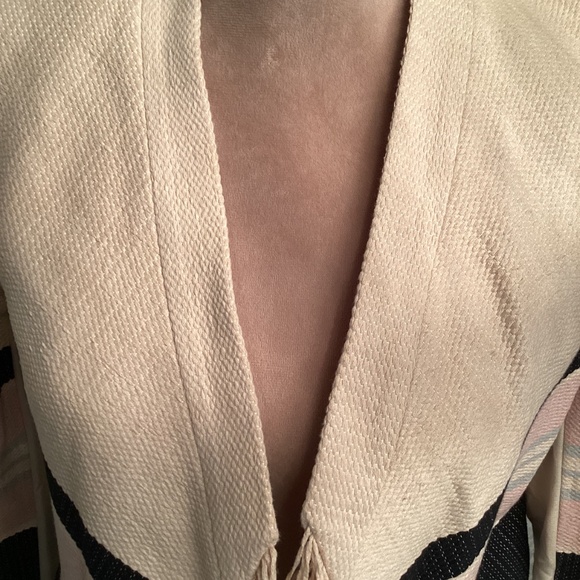 BCBG MaxAzria Walker Fringe Woven Jacket - Picture 4 of 13